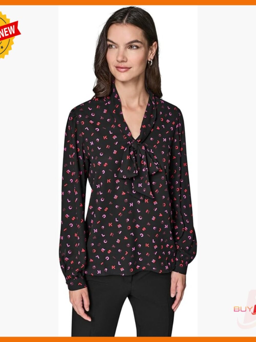 Long Sleeve Blouse Regular Fit Polyester Workwear Essential